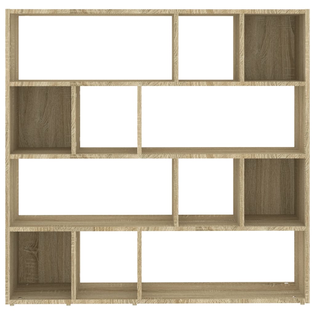 Bücherregal/Raumteiler Weiß 105x24x102 cm