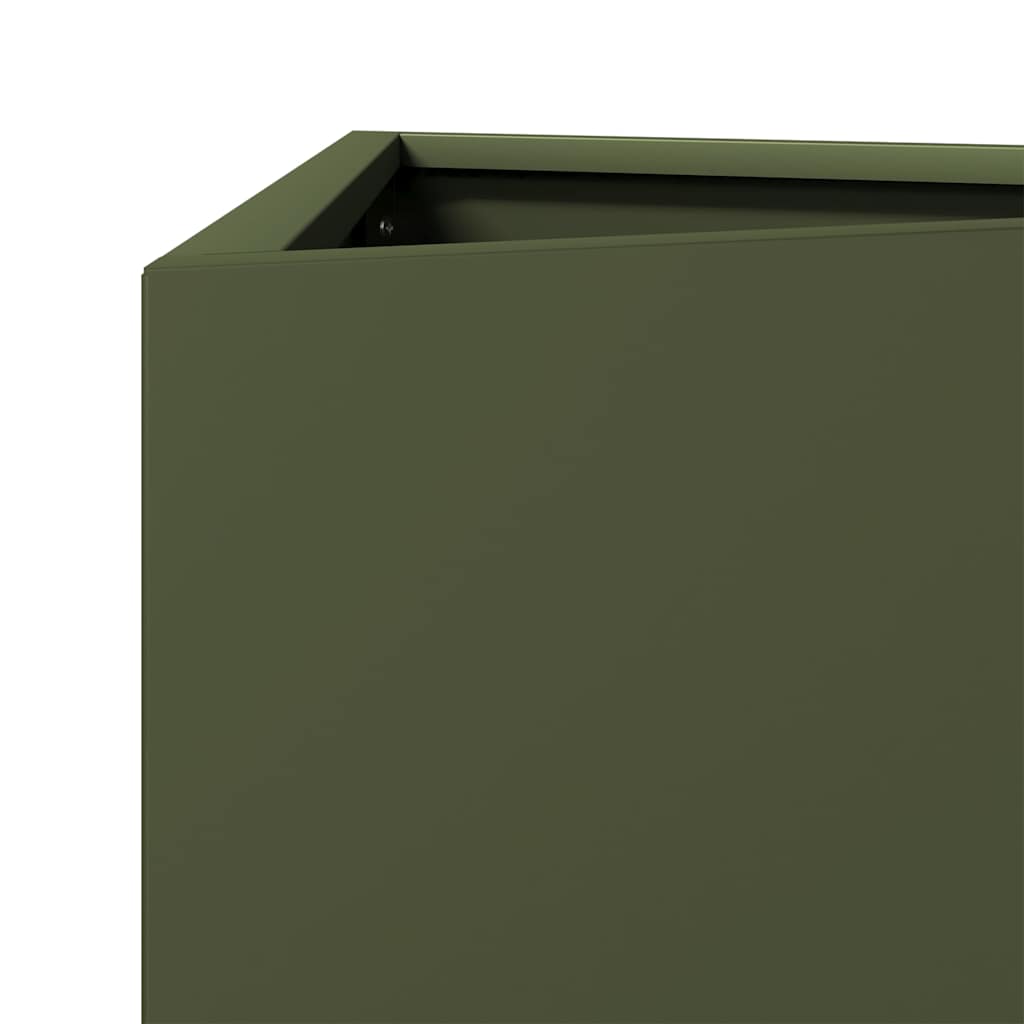Pflanzkübel 30x26x75 cm Cortenstahl