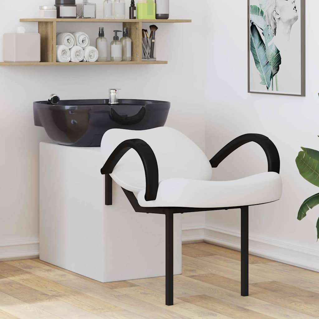 Shampoo Stuhl Schwarz 136 x 60 x 92 cm PVC
