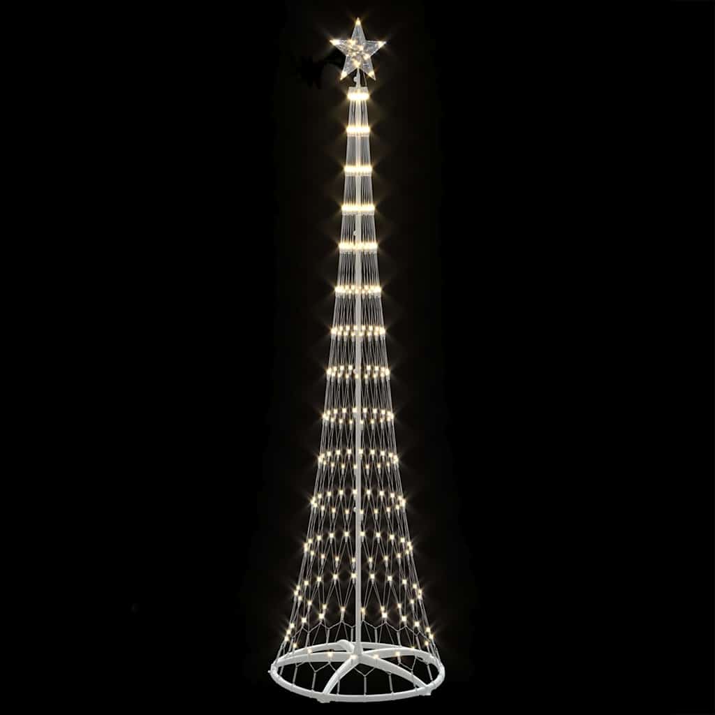 LED-Weihnachtsbaum Warmes Weiß 51 x 51 x 190 cm Metall