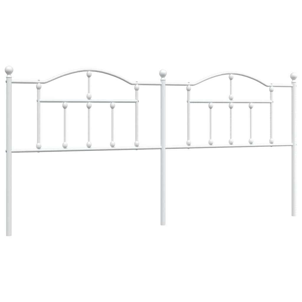 Ersatz-Kopfteil Metall Schwarz 90 cm