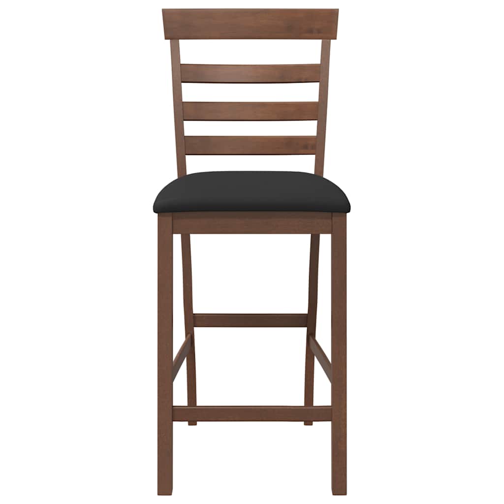 Barhocker 2 Stk. Weiß Stoff