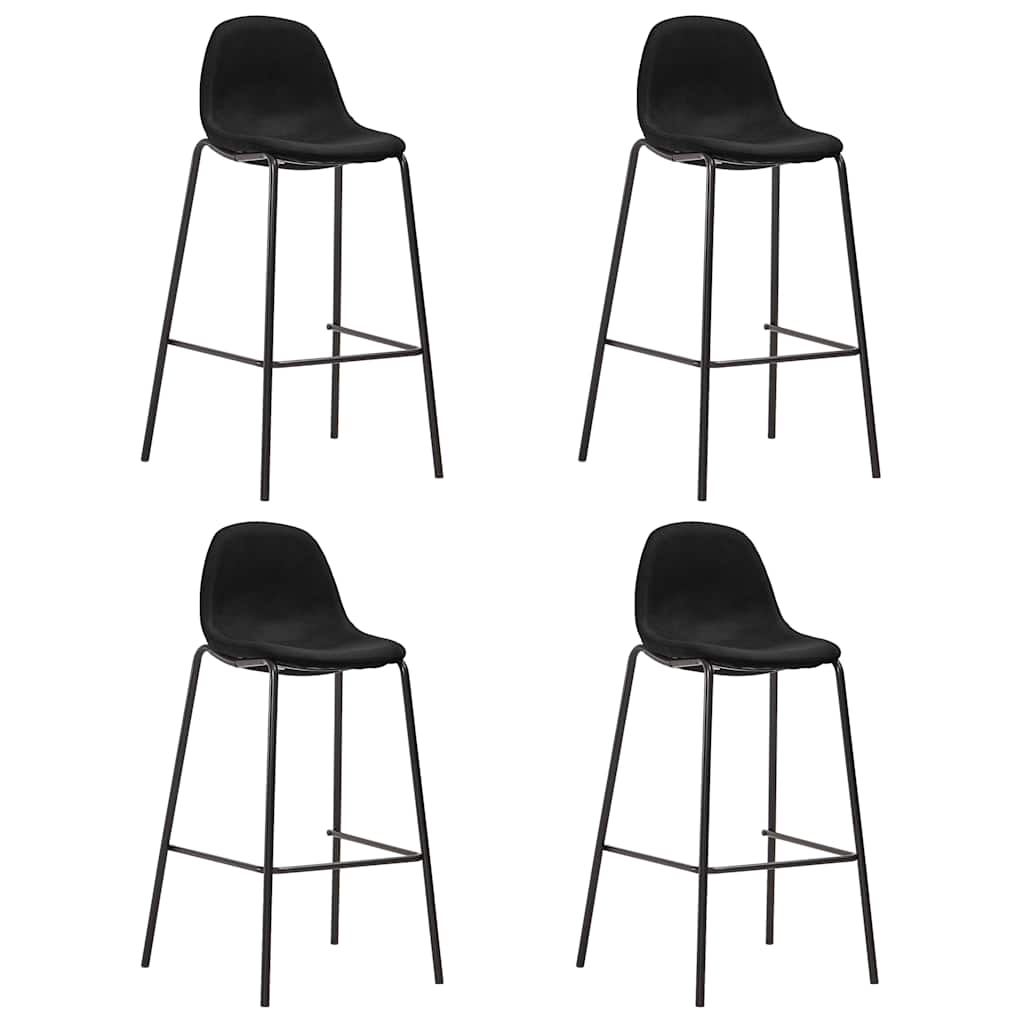3-tlg. Bar-Set Stoff Dunkelgrau