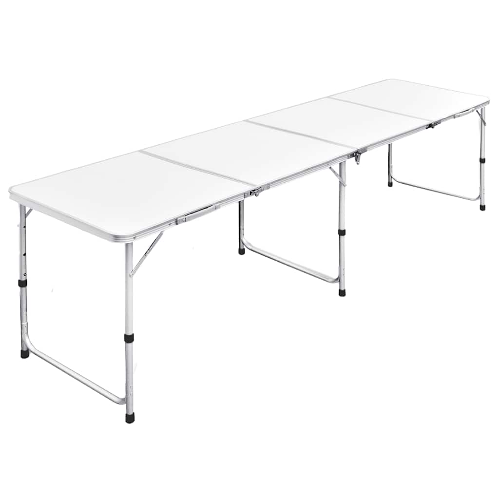Campingtisch Klappbar Höhenverstellbar Aluminium 120x60 cm