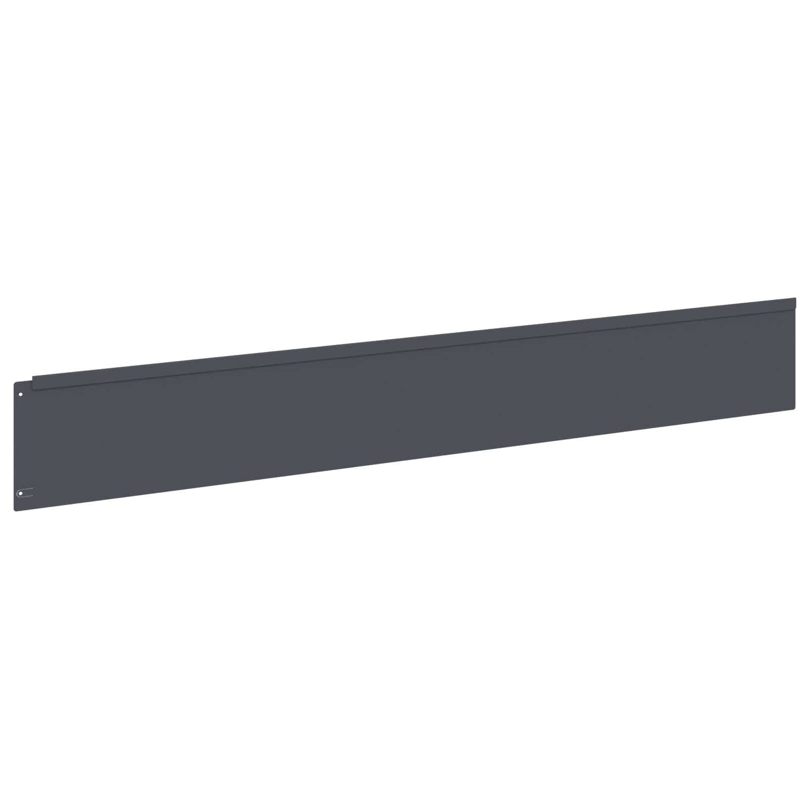Raseneinfassung 10 pcs 100 x 12 cm Stahl Anthrazit