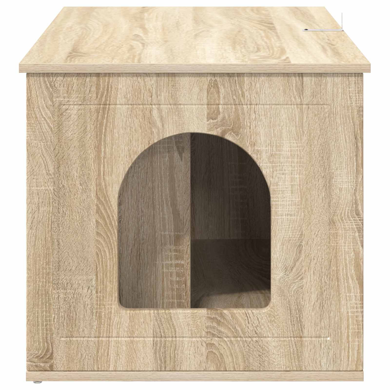 Katzenhaus Weiß 85 x 55 x 50,5 cm Holzwerkstoff