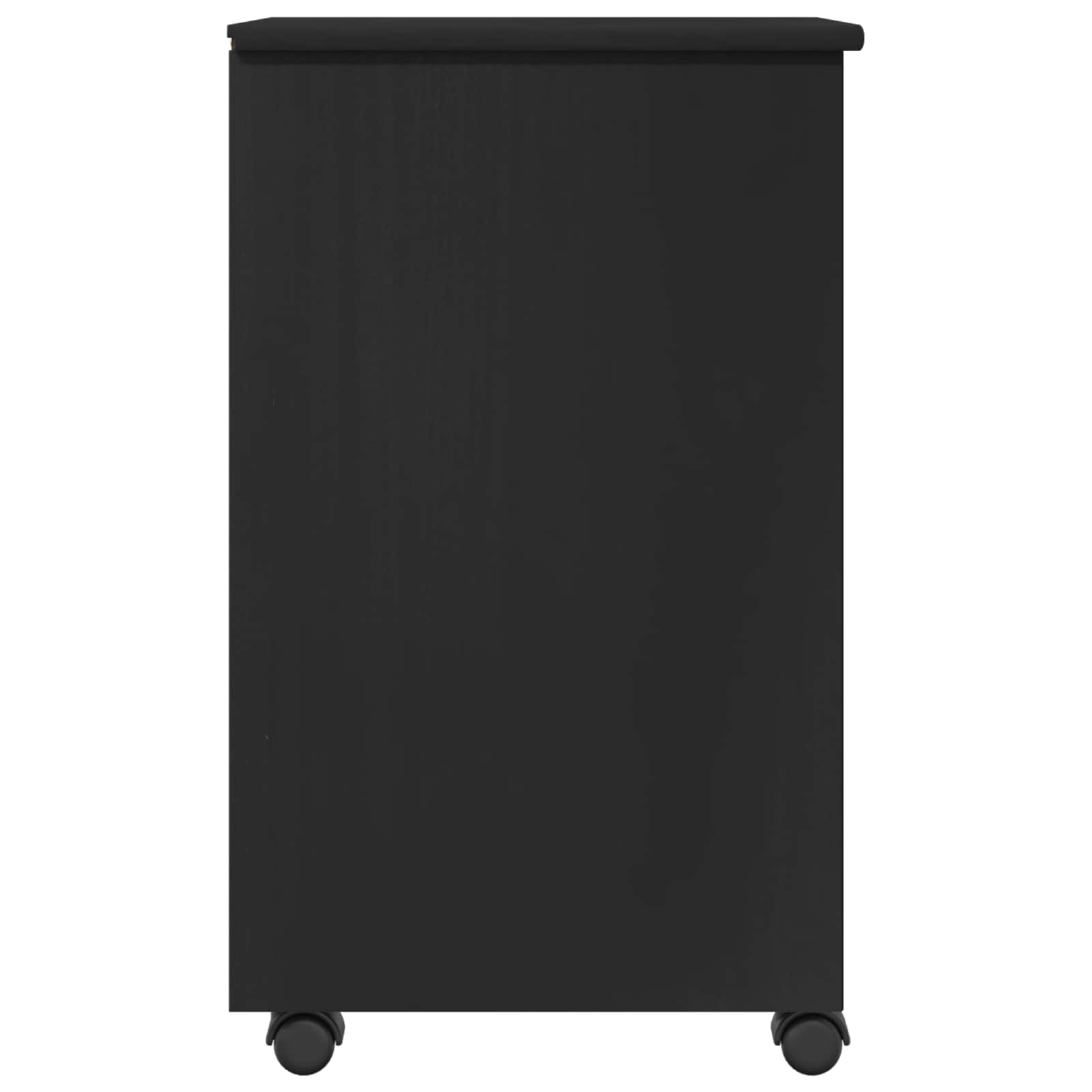Rollschrank Honigbraun 34 x 39 x 65,5 cm Massives Kiefernholz