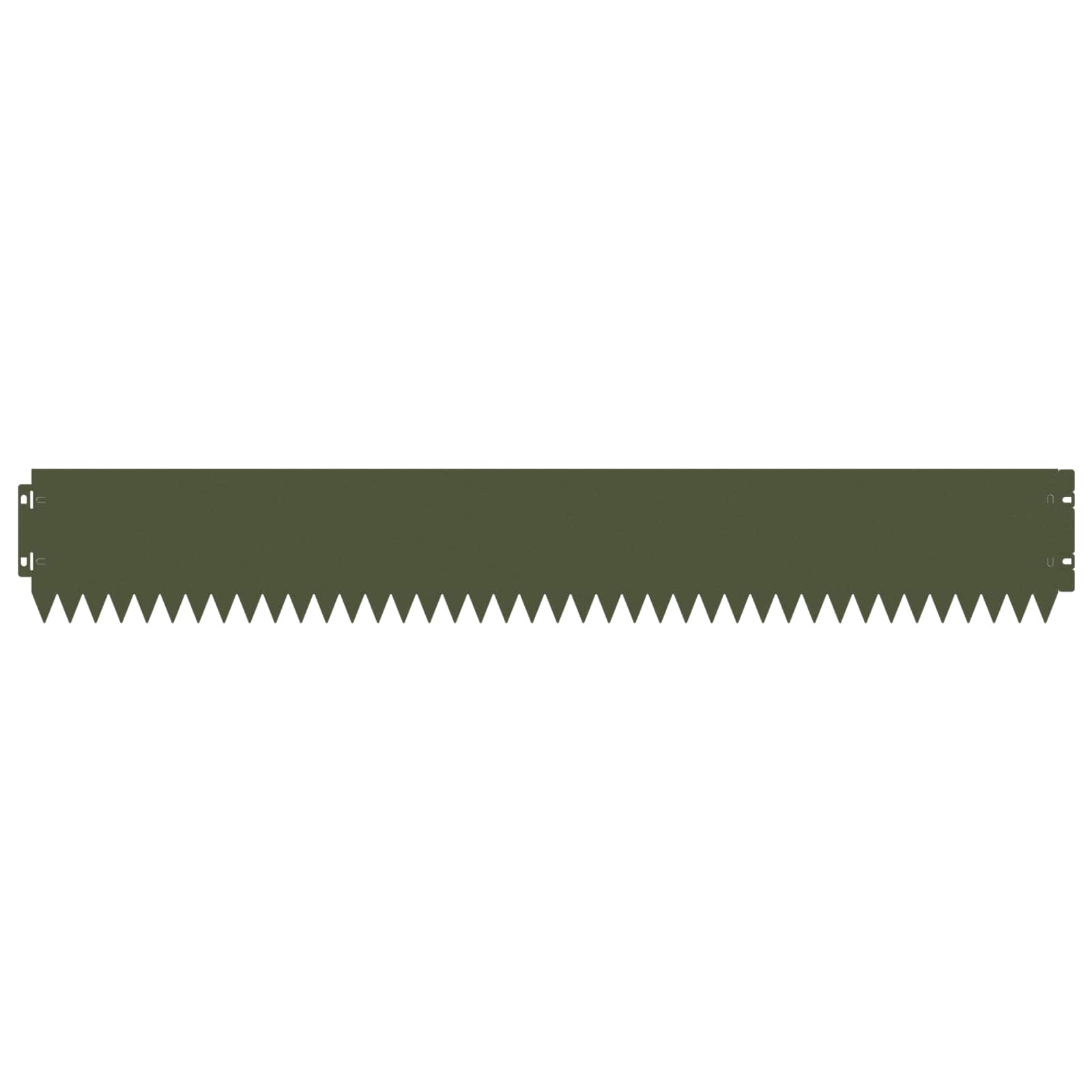 Raseneinfassung 10 pcs 103 x 10 cm Stahl Schwarz