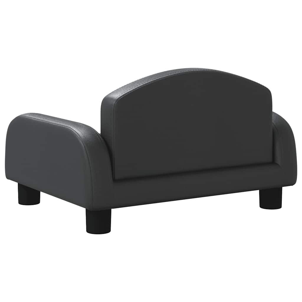 Hundebett Dunkelgrau 70x45x30 cm Stoff