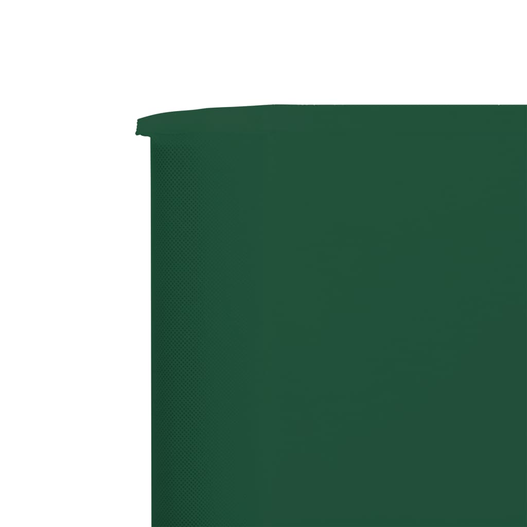 3-teiliges Windschutzgewebe 400 x 120 cm Weiß