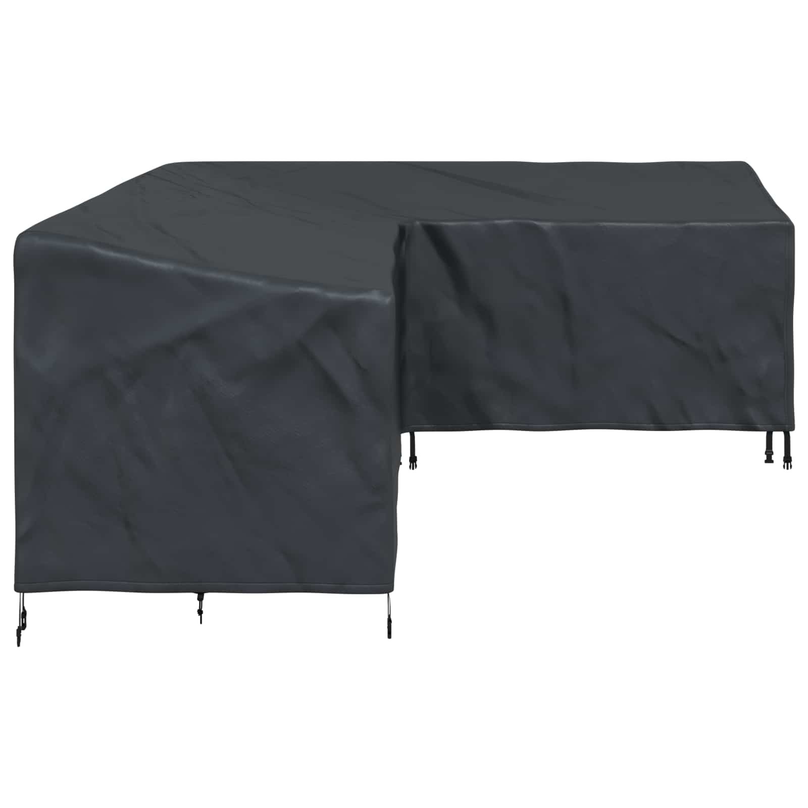 Möbelbezug Schwarz 235 x 235 x 85 cm 210D Oxford Stoff