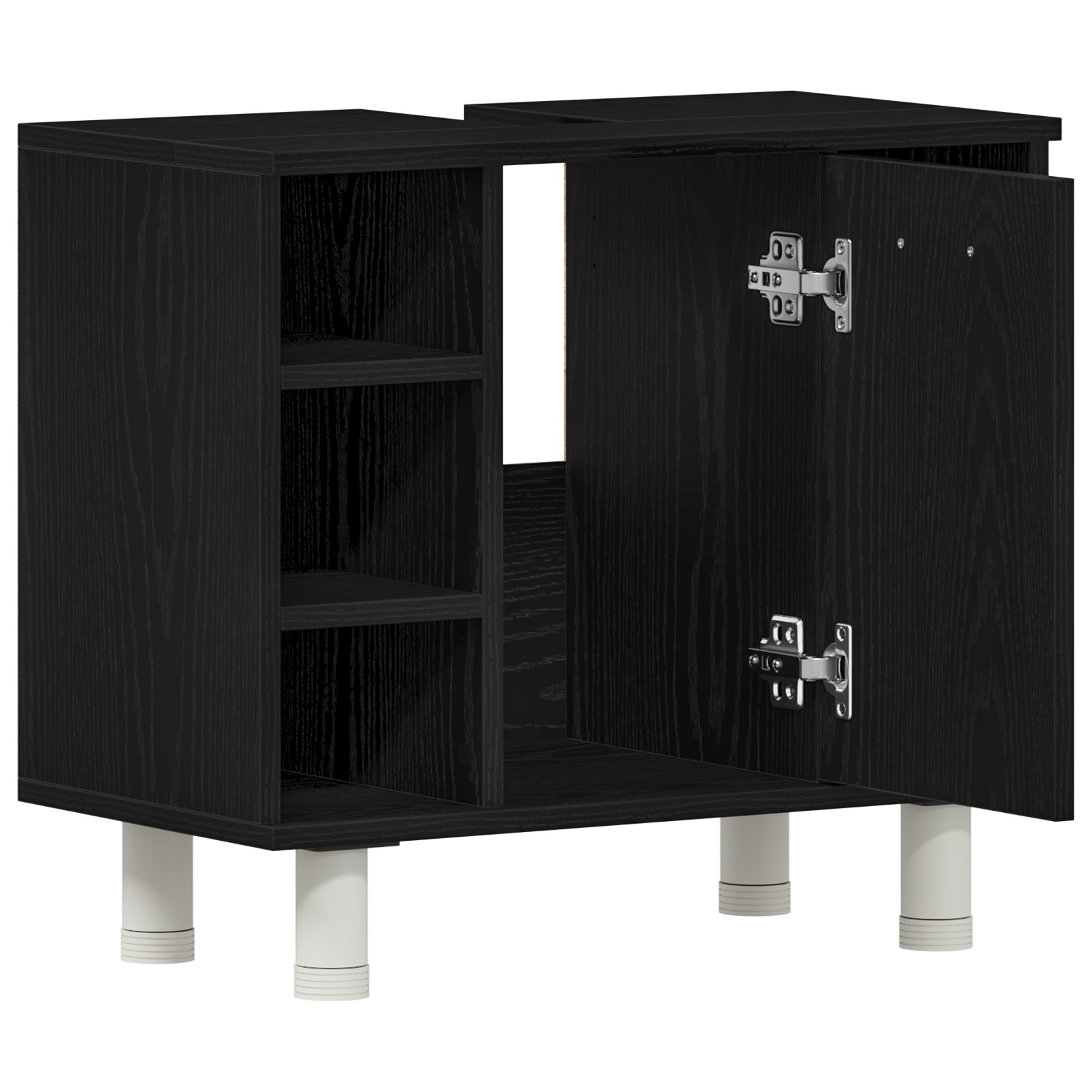 Badezimmerschrank Weiß 60x32x53,5 cm Holzwerkstoff