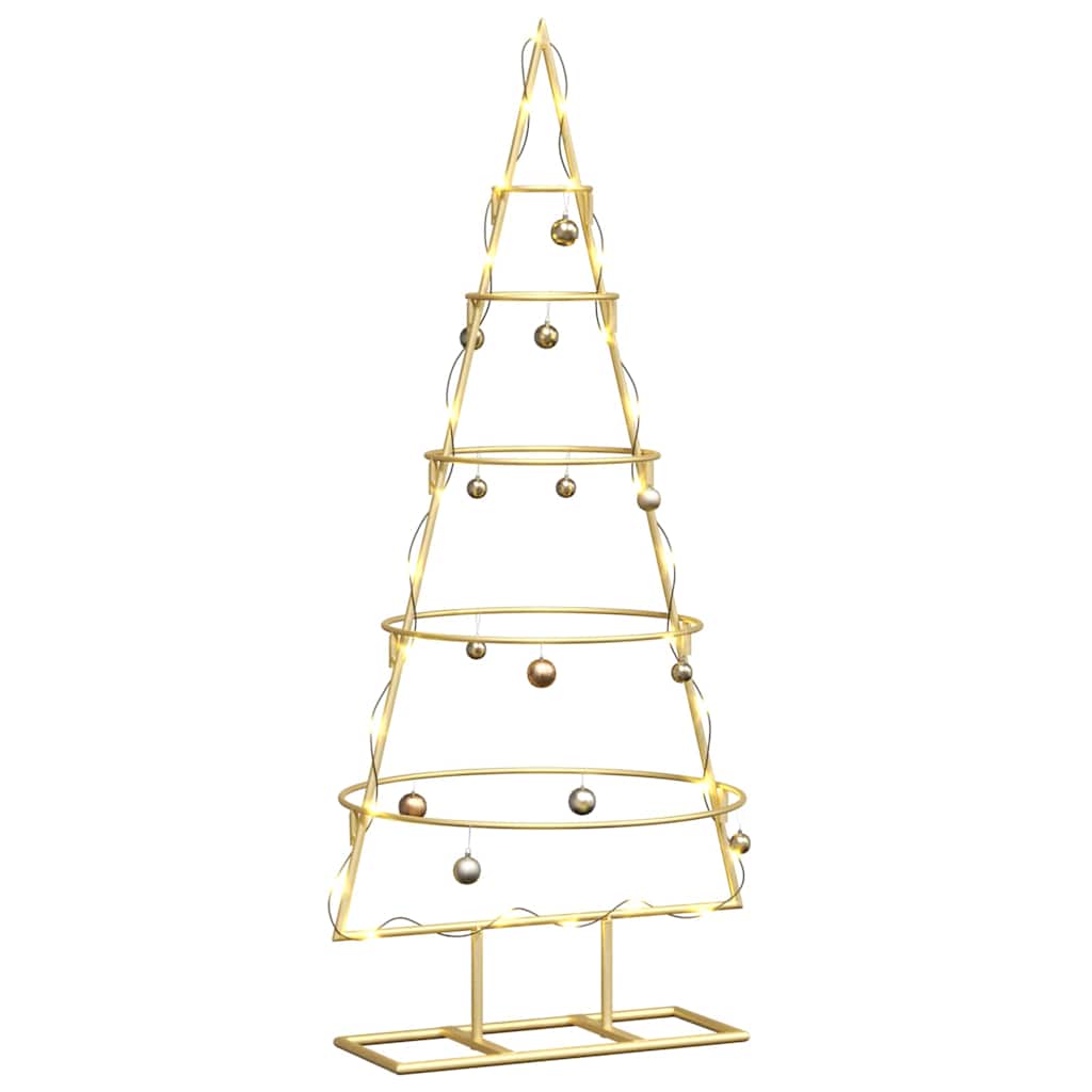 Metall-Weihnachtsbaum Deko Schwarz 60 cm