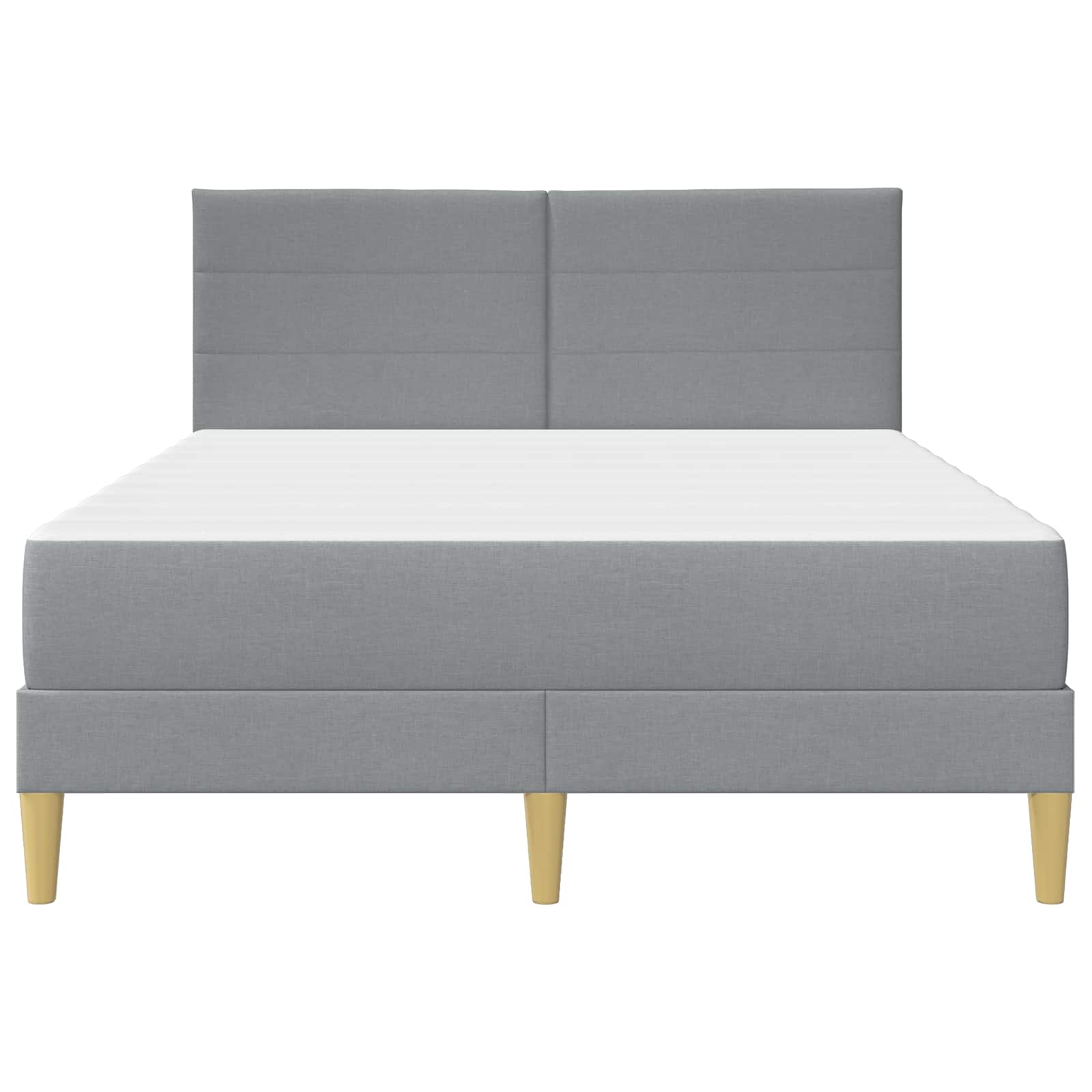 Bettrahmen Hellgrau 80 x 200 cm Polyester
