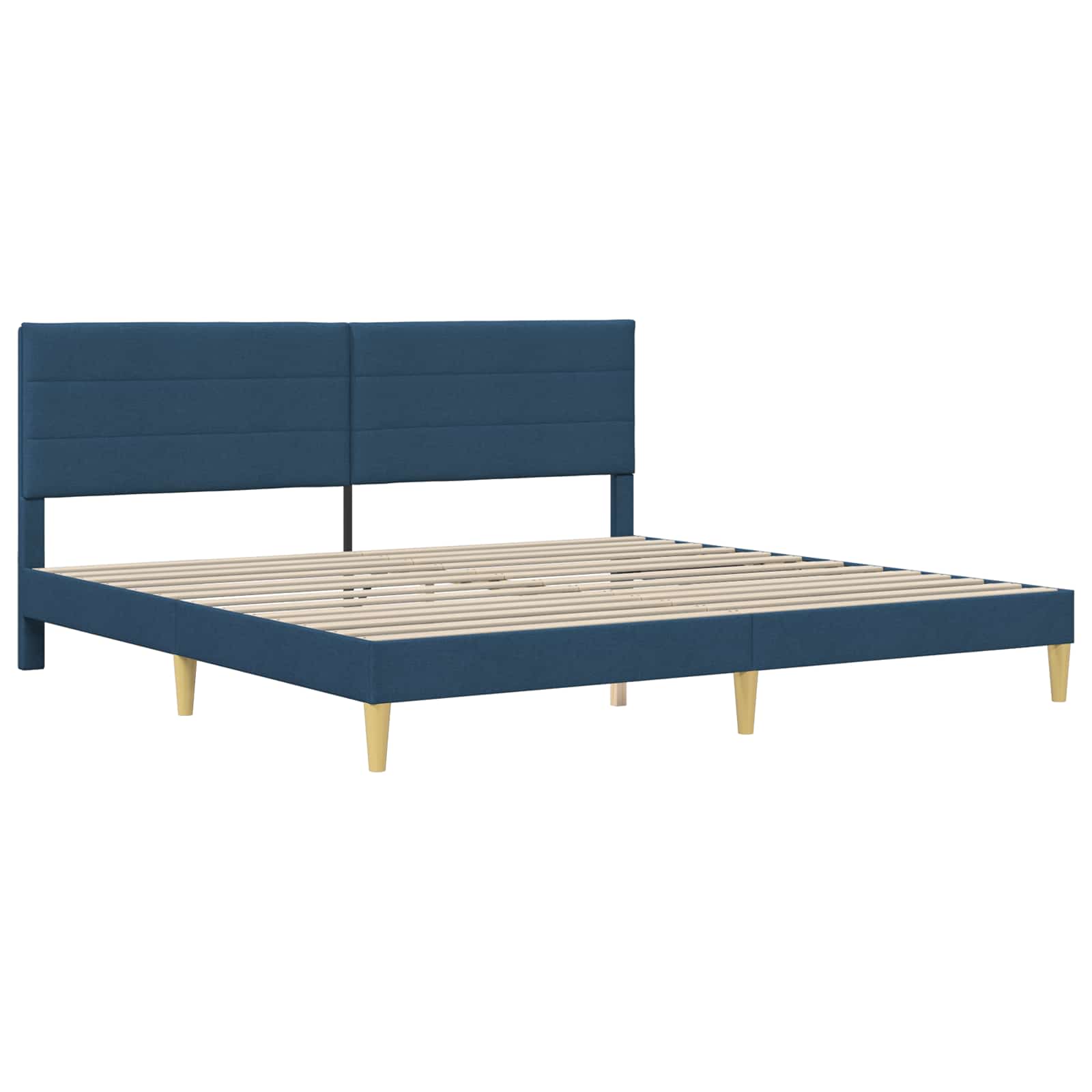Bettrahmen Hellgrau 80 x 200 cm Polyester