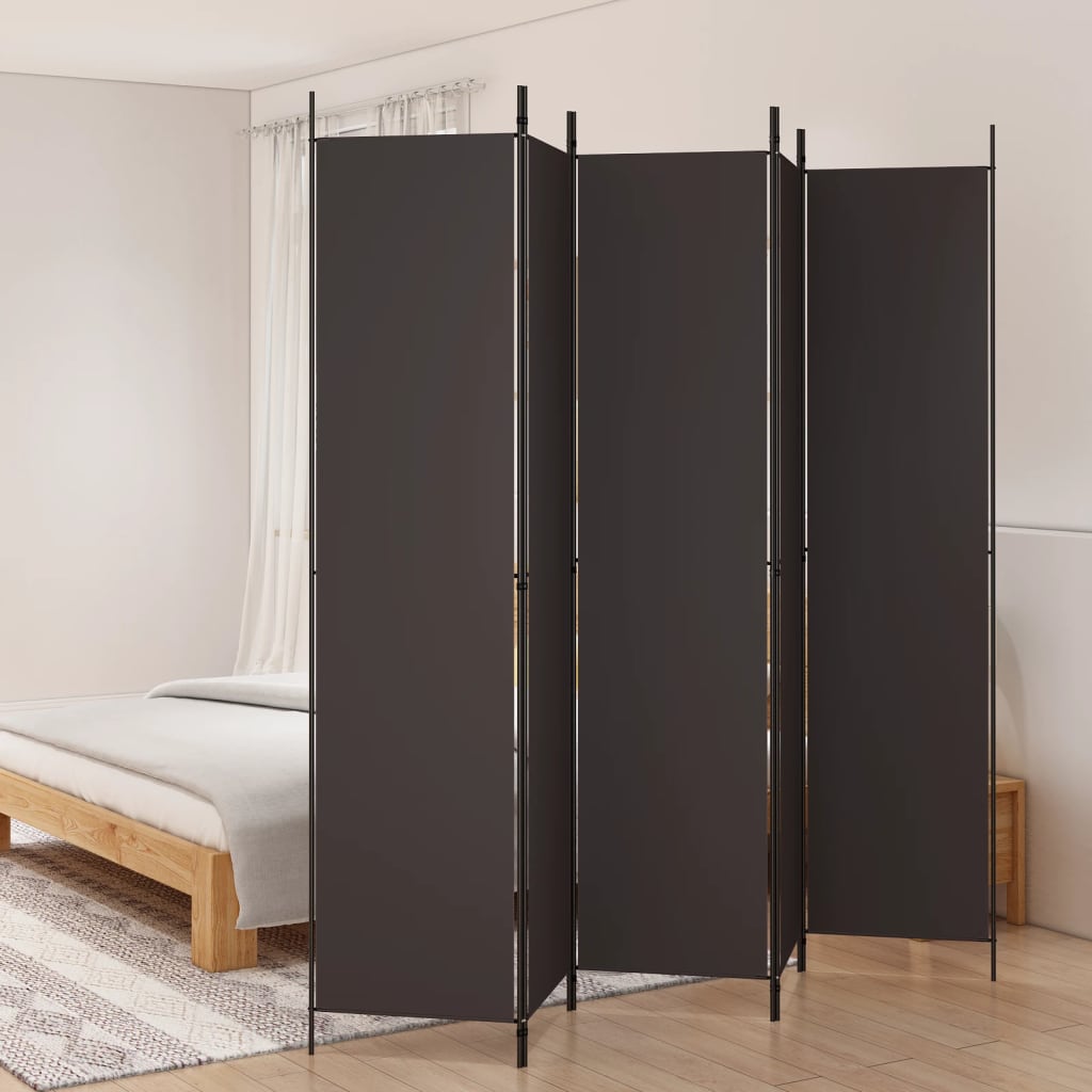3-teiliger Raumteiler Beige 150 x 220 cm Stoff