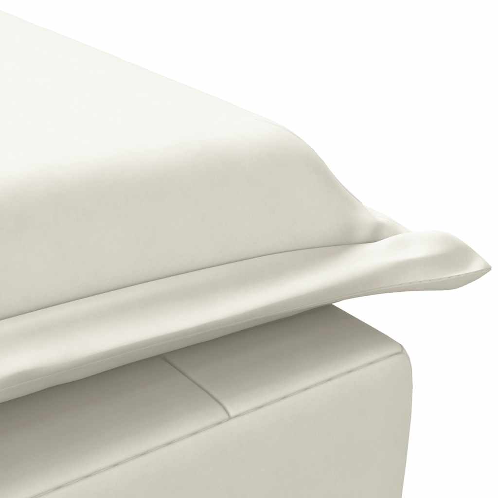 Massage-Chaiselongue mit Nackenrolle Hellgrau Samt