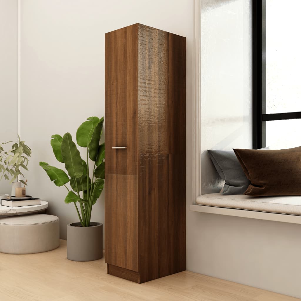 Apothekerschrank Weiß 30x42,5x150 cm Holzwerkstoff