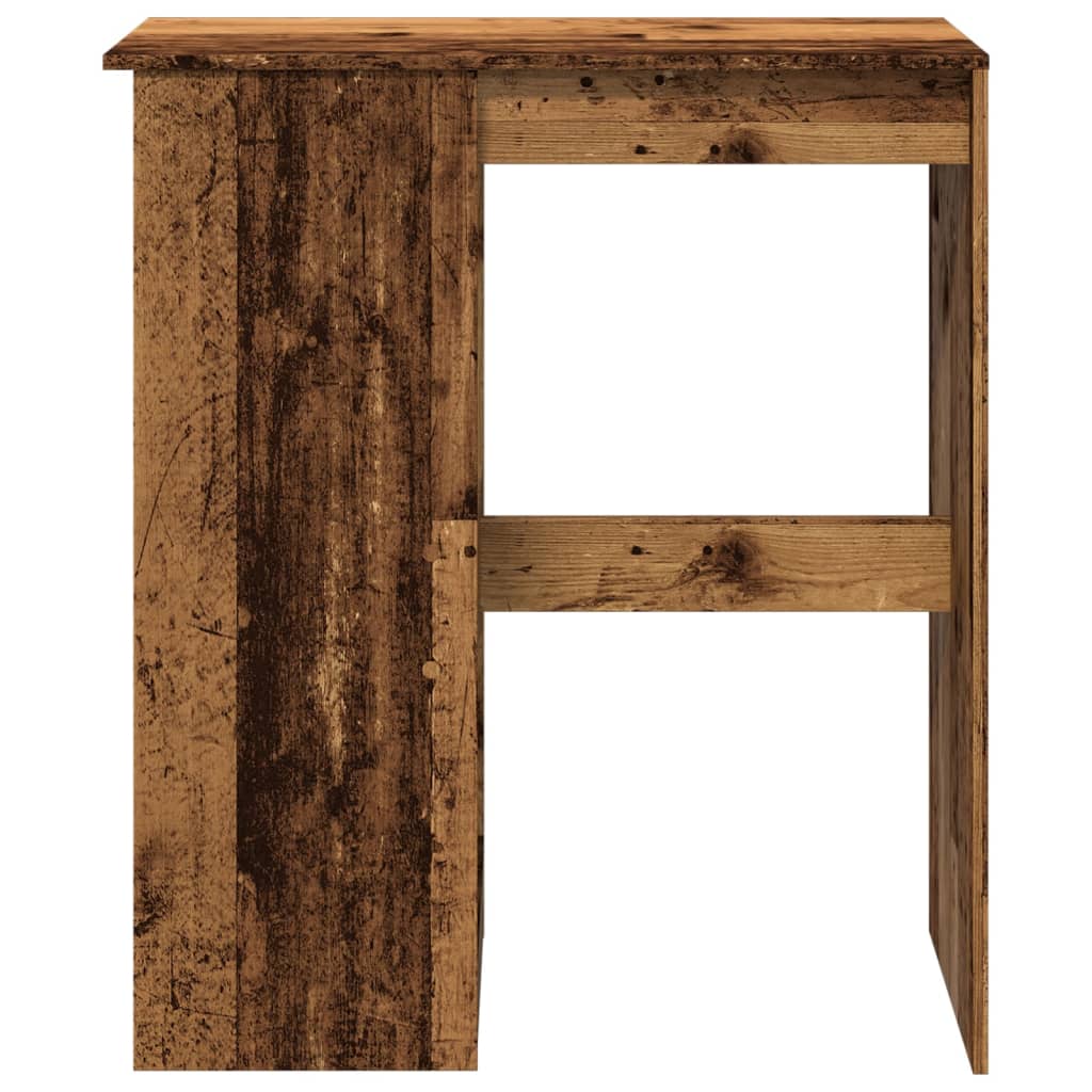 Bartisch mit Regal Schwarz Eichen-Optik 90 x 47,5 x 103,5 cm