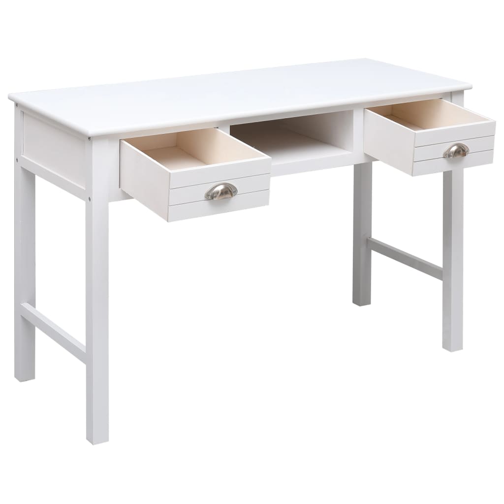 Schreibtisch Grau 110×45×76 cm Holz