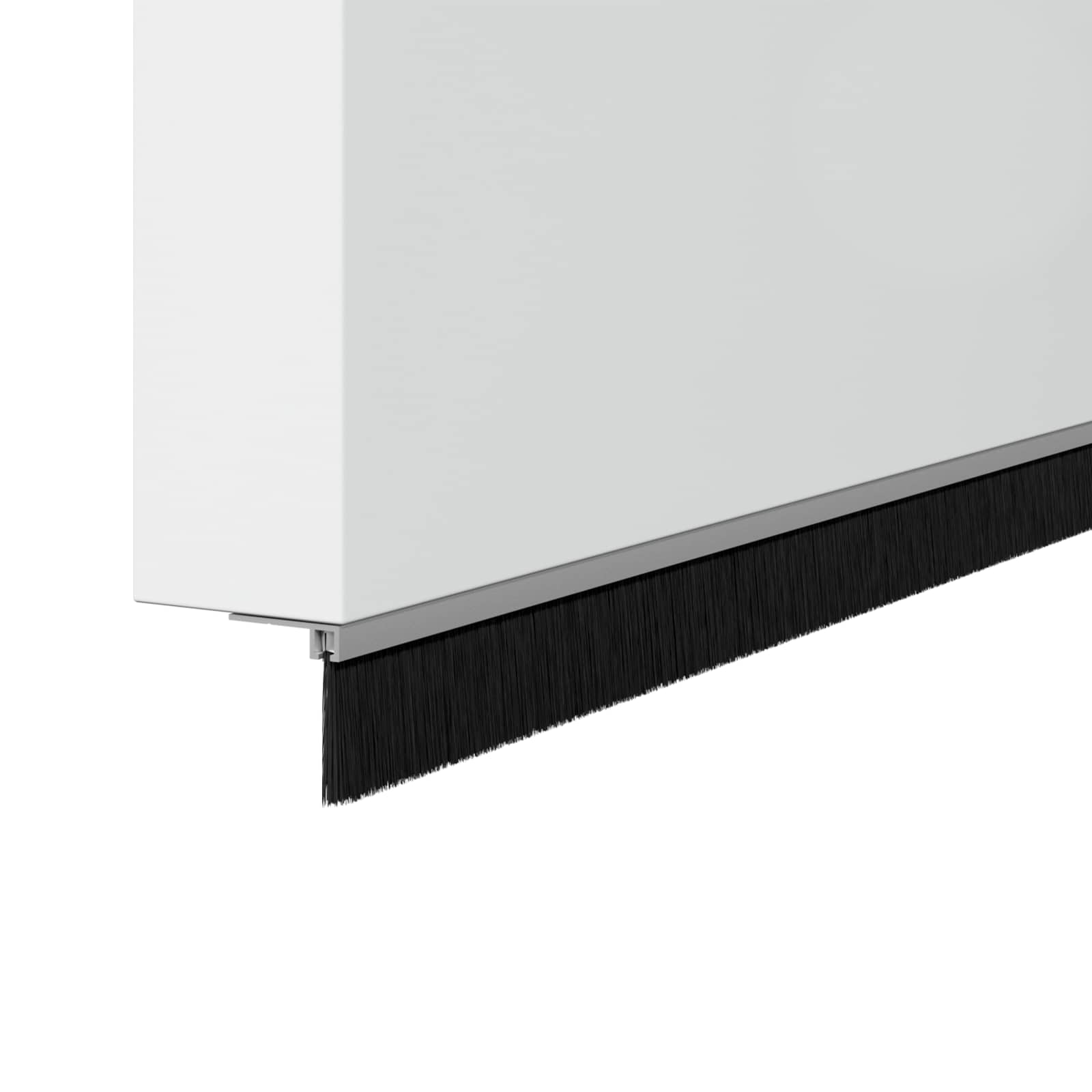 Aufsteck Türbürstendichtungen 2 pcs Braun 100 cm