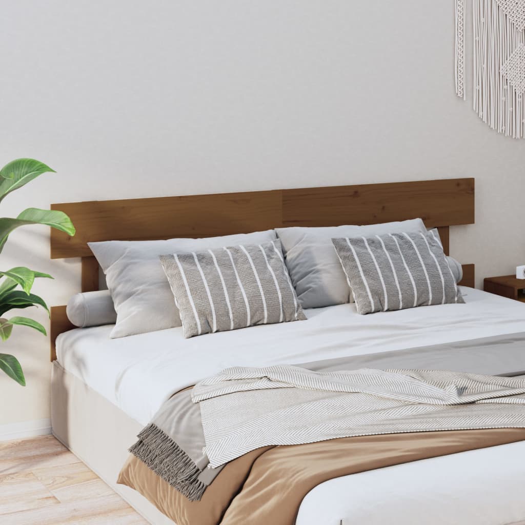 Bett-Kopfteil 78,5x3x81 cm Massivholz Kiefer