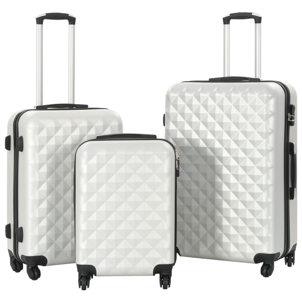 Hartschalen-Trolley-Set 3 Stk. Blau ABS