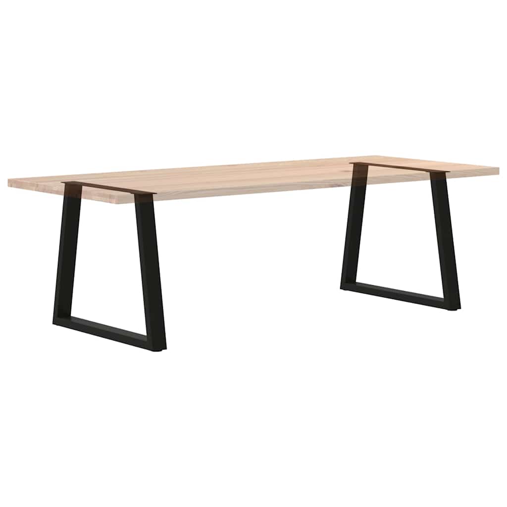Couchtischbeine V-Form 2 Stück Schwarz 30x(30-31,3) cm Stahl