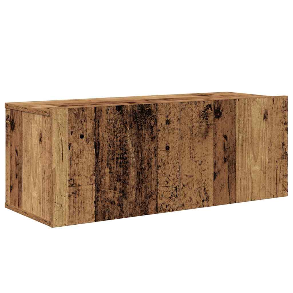 4-tlg. TV-Schrank-Set Weiß Holzwerkstoff