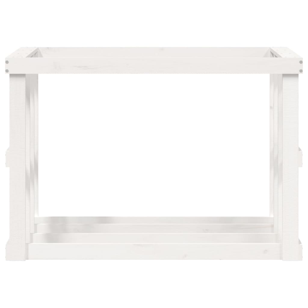 Outdoor-Kaminholzregal 108x52x106 cm Massivholz Kiefer