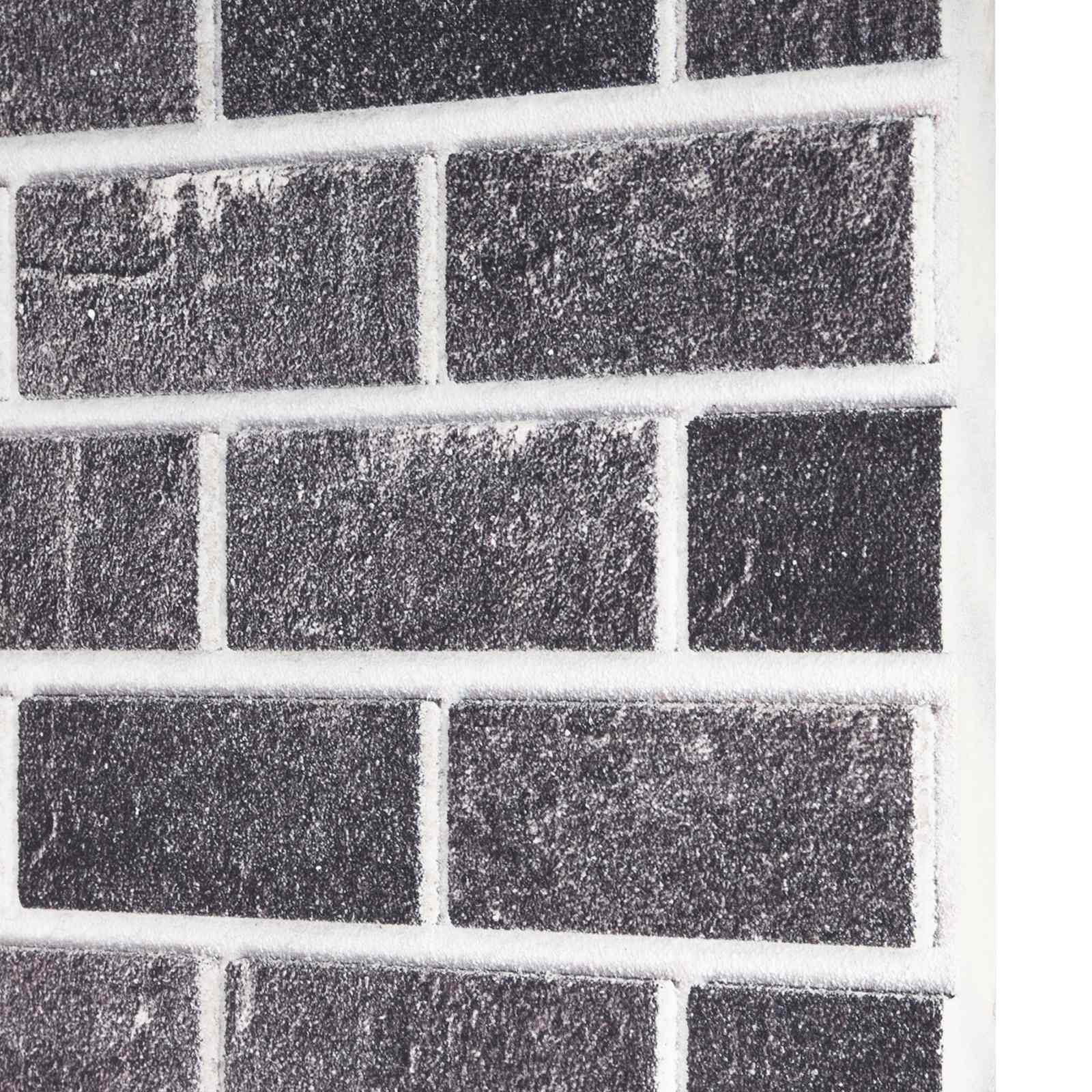 Wandpaneele 10 pcs Ziegel 100 x 50 cm EPS-Schaum