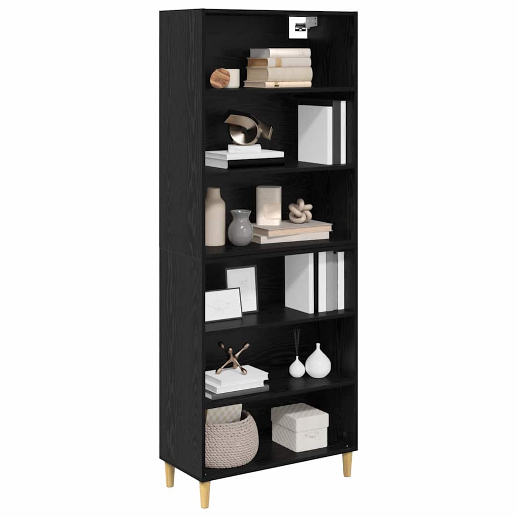 Highboard Altholz 69,5 x 32,5 x 180 cm Holzwerkstoff