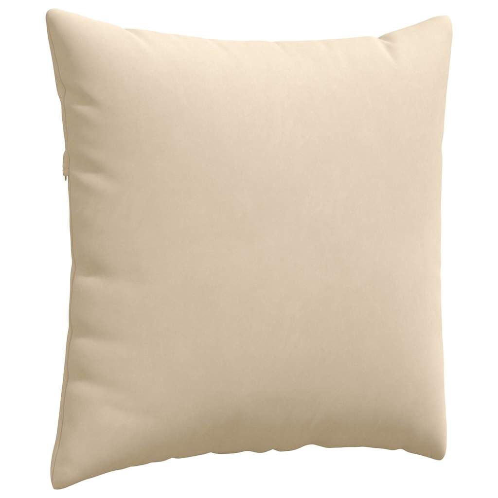 Sofakissen 2 Stück Taupe 50 x 30 cm Stoff