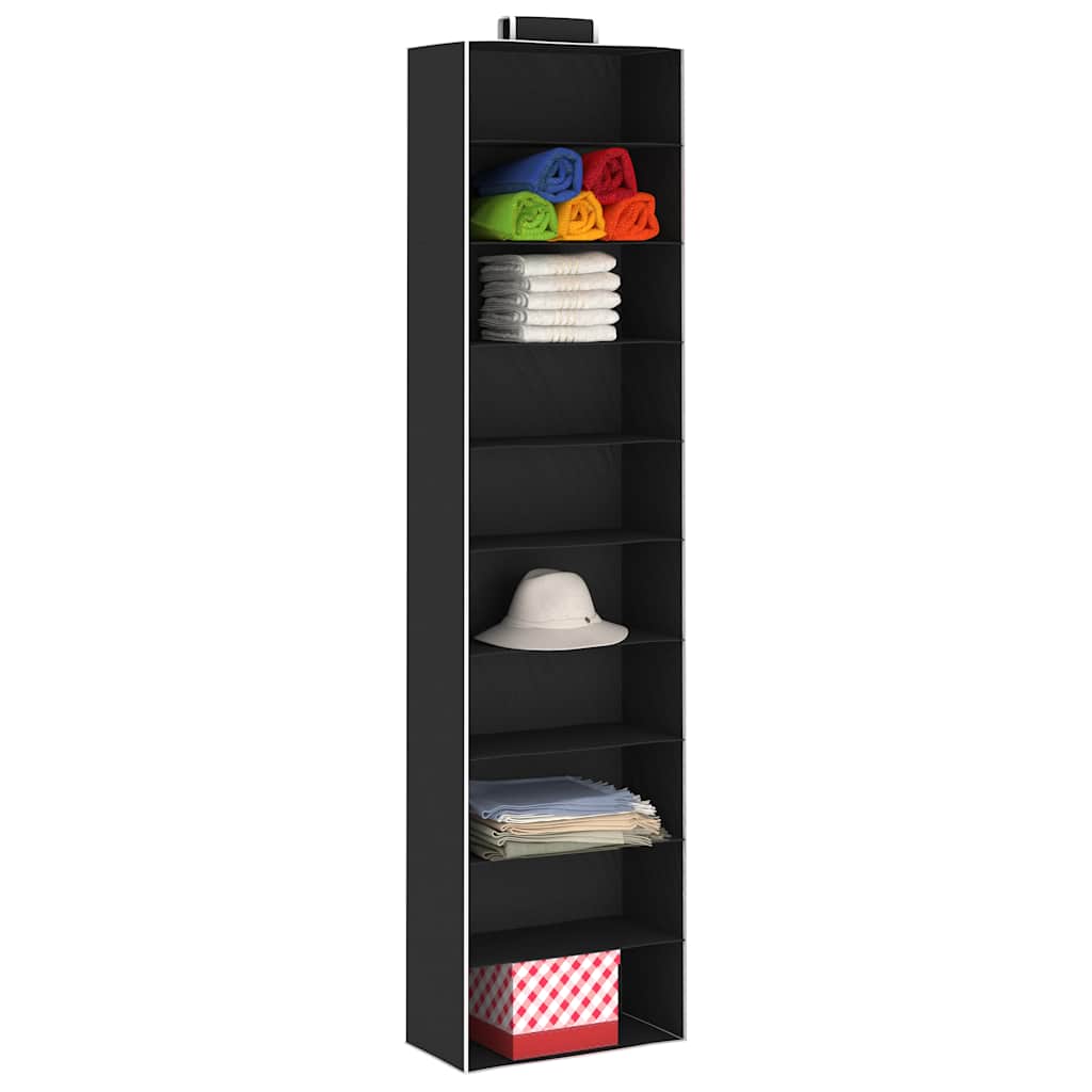 Hängeaufbewahrung für Schränke 2 Stk. mit 4 Fächern Stoff