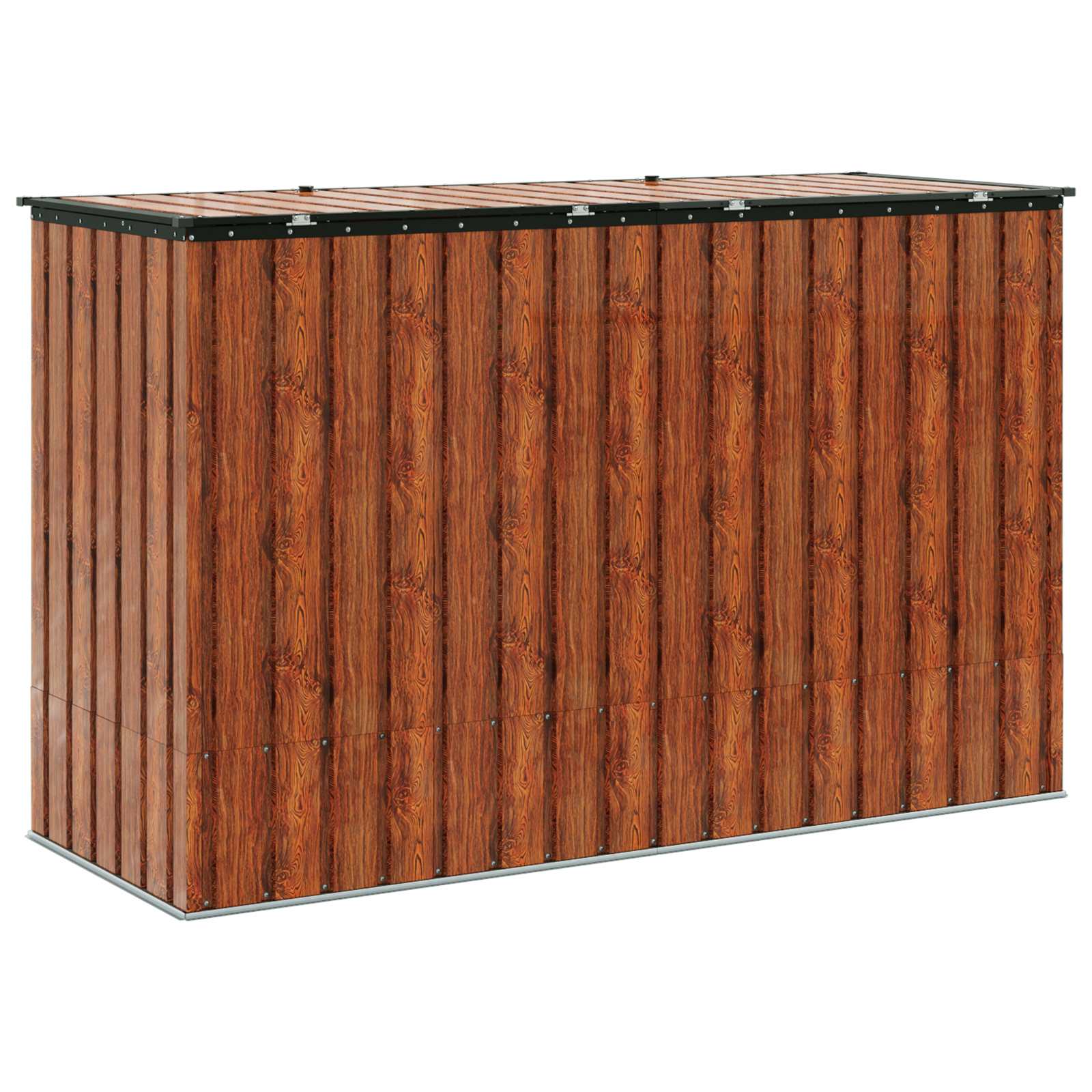 Gartenlagerbox Schwarz 151,5 x 82 x 110,5 cm Stahl