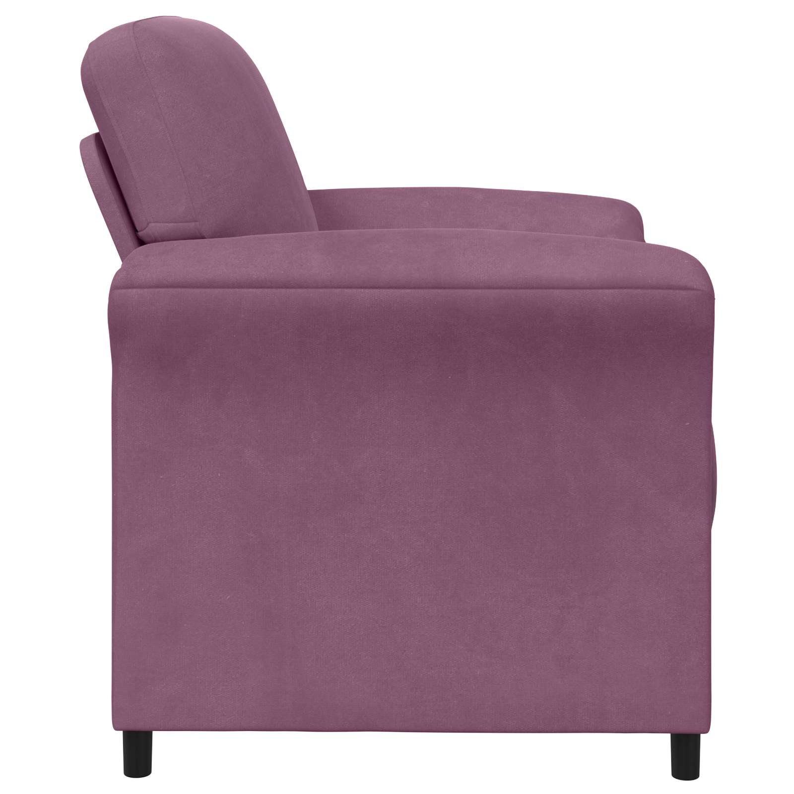 1-Sitzer Sofa Hellgrau 88 x 83 x 95 cm Samt