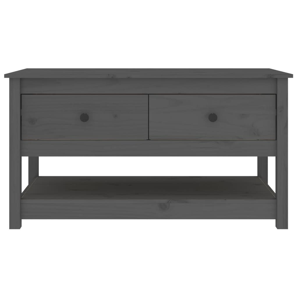 Couchtisch 102x49x55 cm Massivholz Kiefer