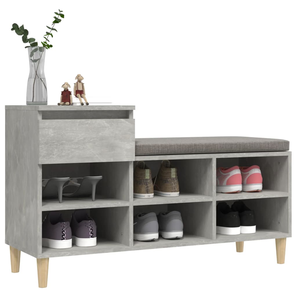 Schuhregal Weiß 102x36x60 cm Holzwerkstoff