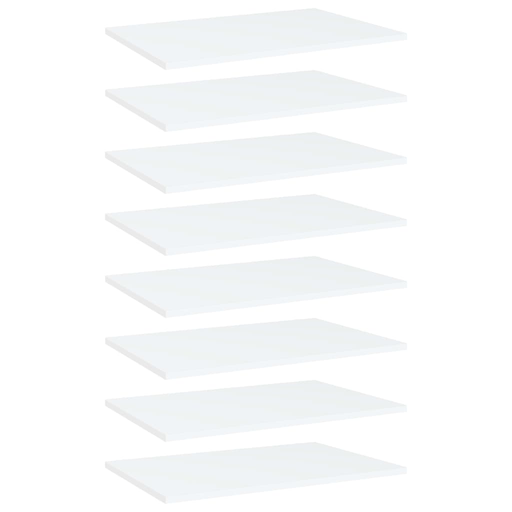 Bücherregal-Bretter 4 Stk. Weiß 40x10x1,5 cm Holzwerkstoff