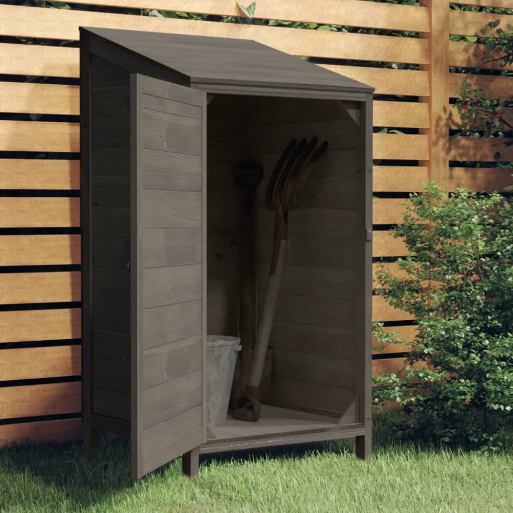 Geräteschuppen 55x52x174,5 cm Massivholz Tanne