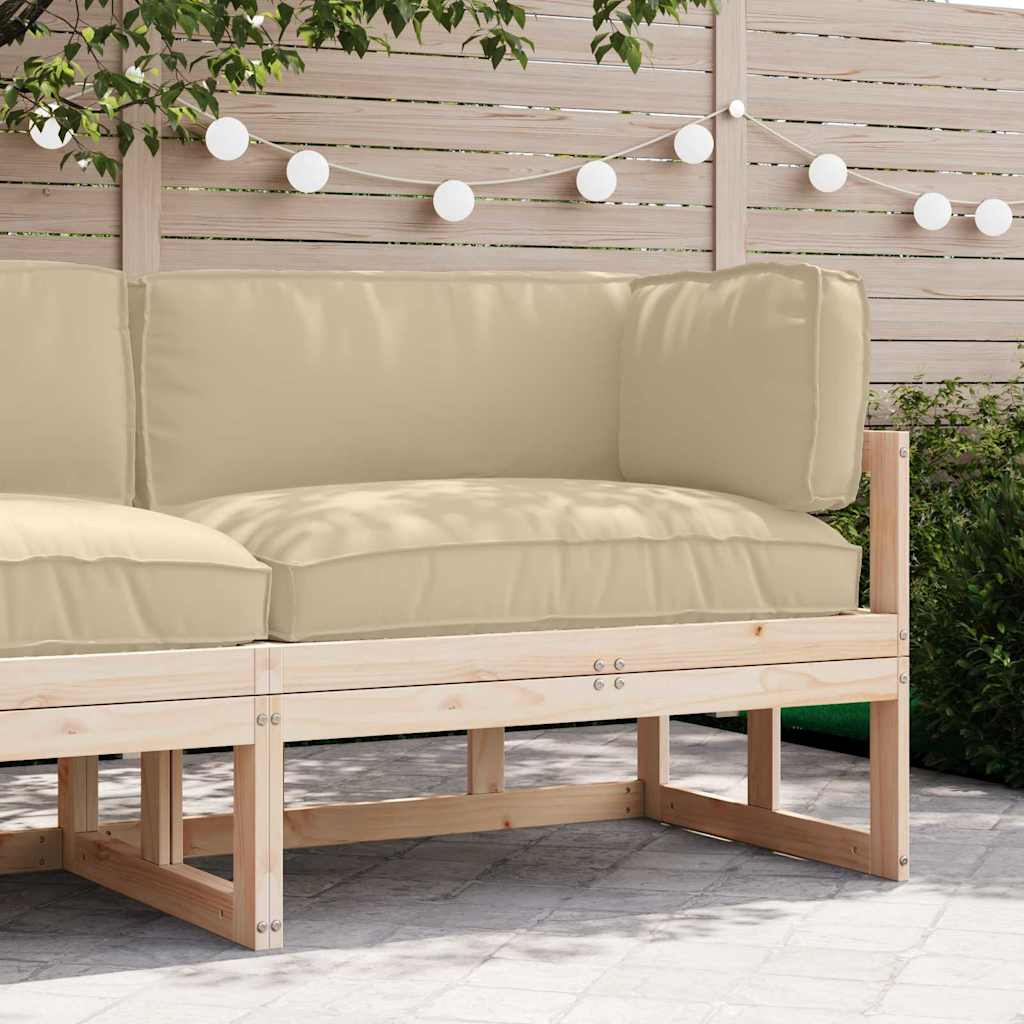 Palettenkissenset 3 pcs Anthrazit Oxford-Stoff