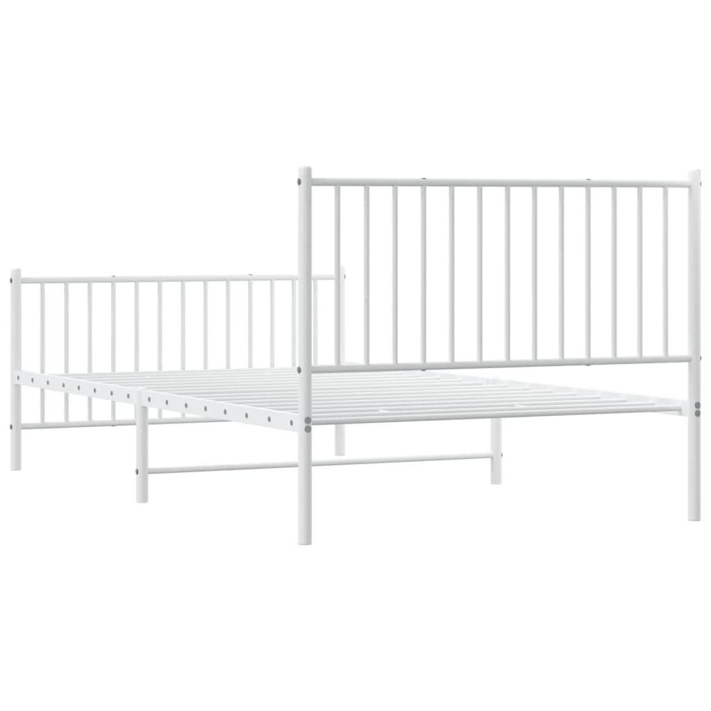 Bettgestell Metall Schwarz 75x190 cm