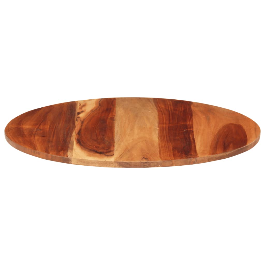 Tischplatte Massivholz Akazie Rund 15-16 mm 40 cm