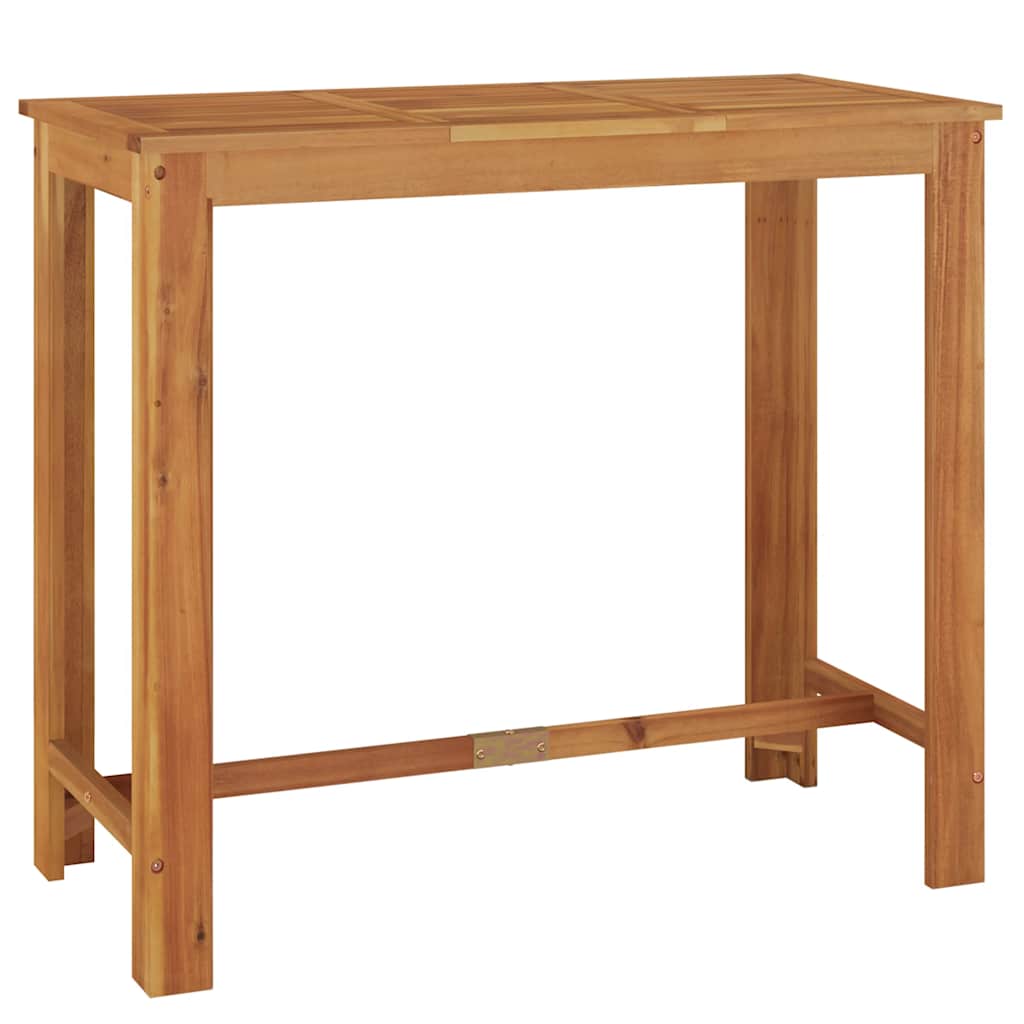 Garten-Bartisch 60x60x105 cm Massivholz Akazie