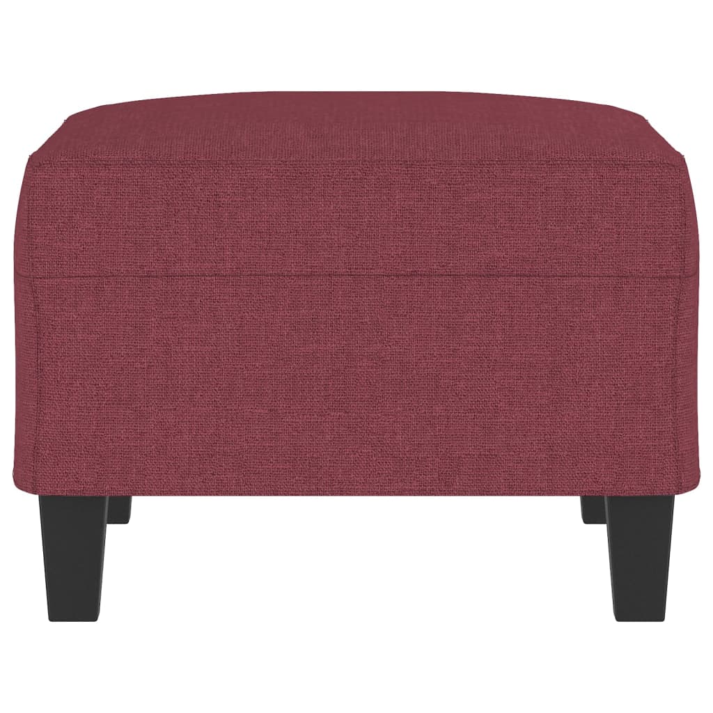 Fußhocker Hellgrau 60x50x41 cm Stoff