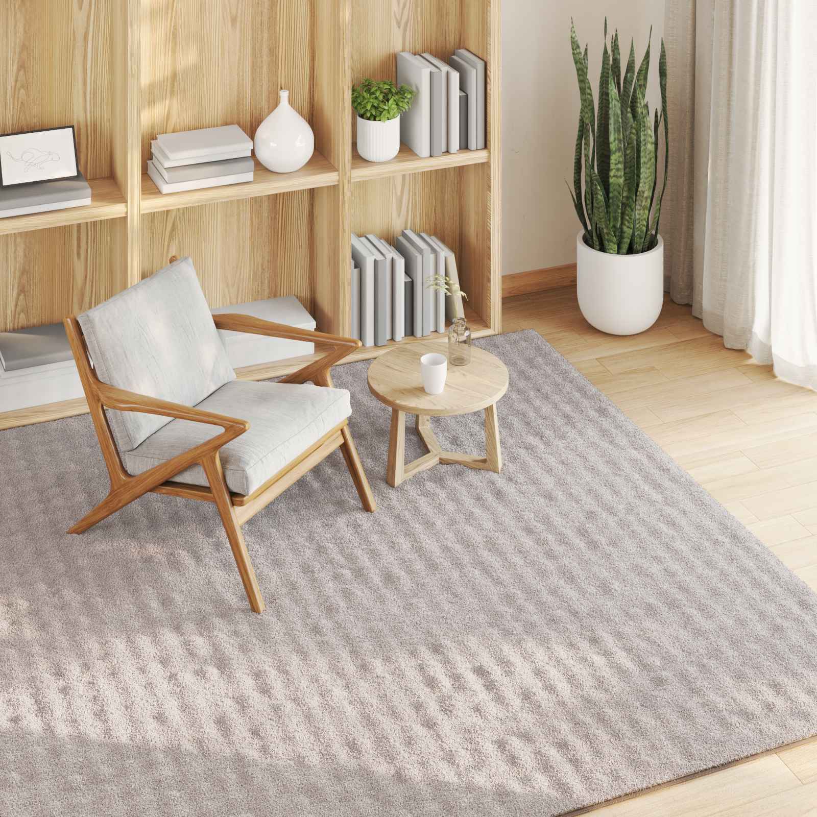 Bereichsteppiche Rechtwinklig SIROLO Creme 150 x 80 cm