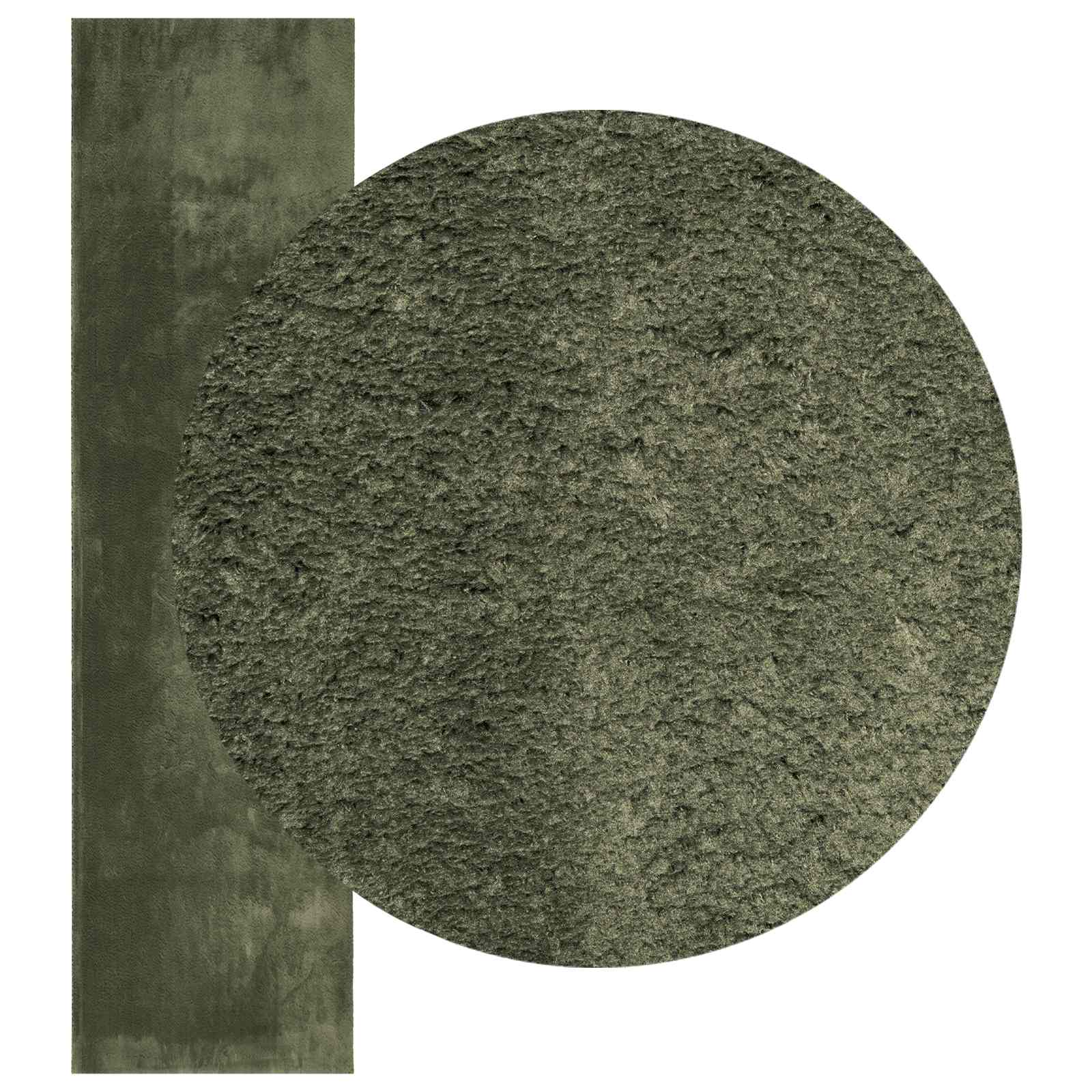 Teppich HUARTE Kurzflor Weich und Waschbar Anthrazit 60x110 cm
