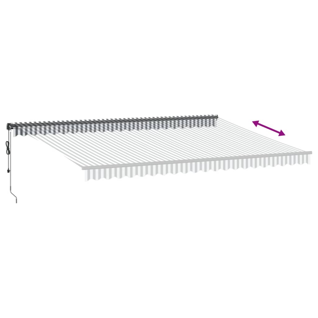 Markise Automatisch Einziehbar 350x250 cm Creme