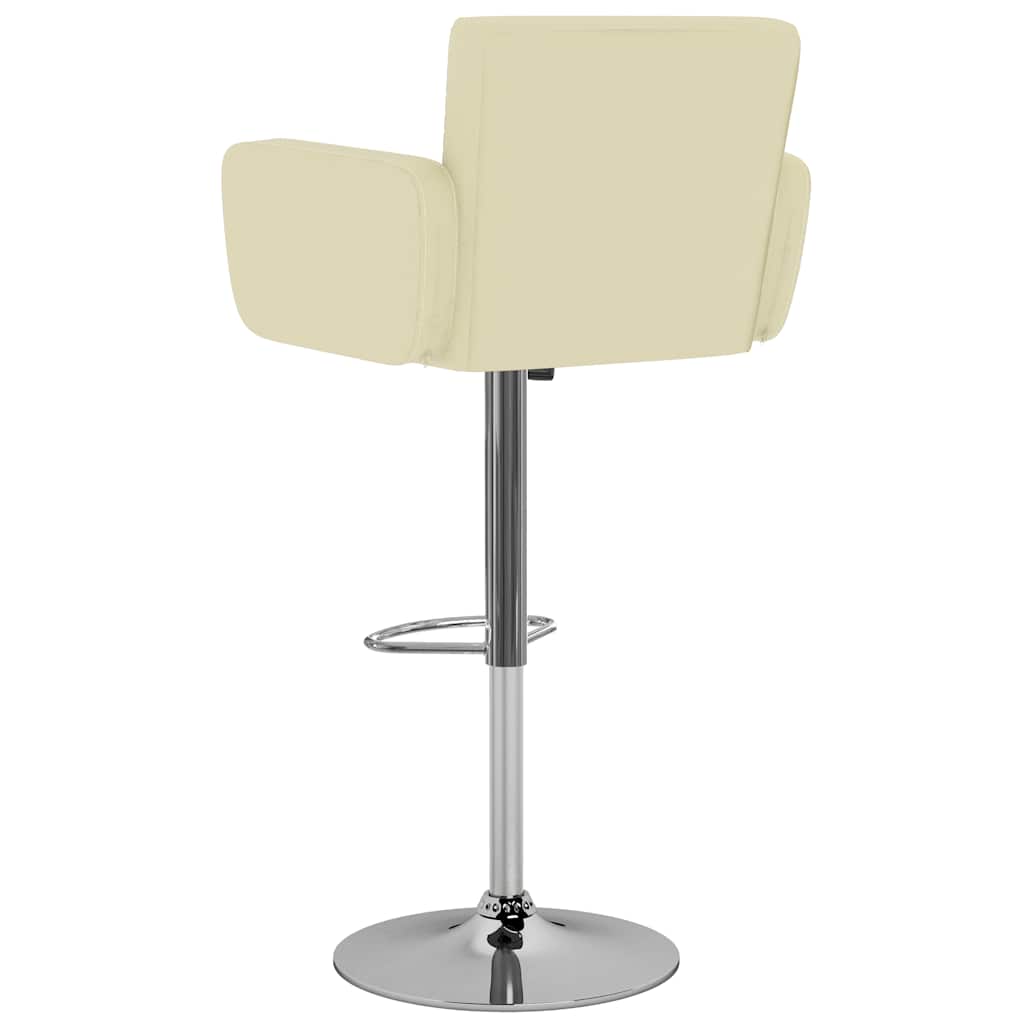 Barhocker 2 Stk. Weiß Kunstleder