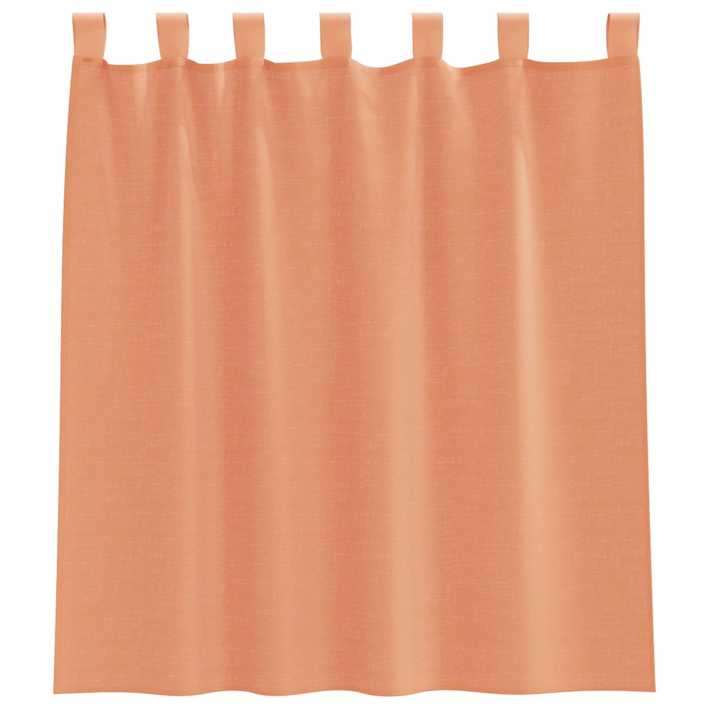 Voile Vorhänge mit Ösen 2 Stk. Apfelgrün 140x140 cm